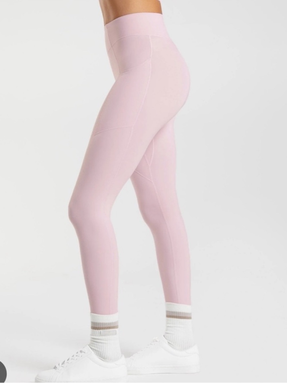 Gymshark x Whitney Simmons light pink everyday pocket leggings full length small